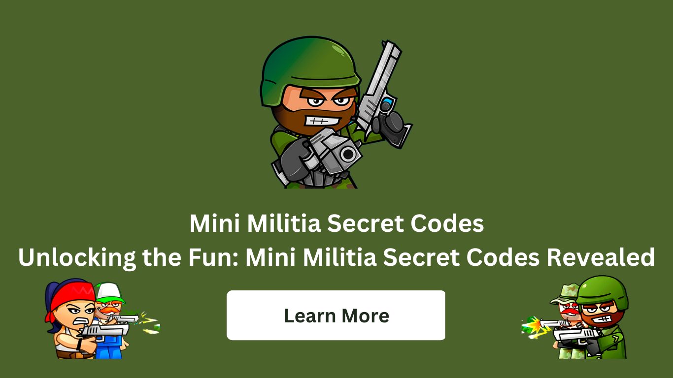 Mini Militia Secret Codes